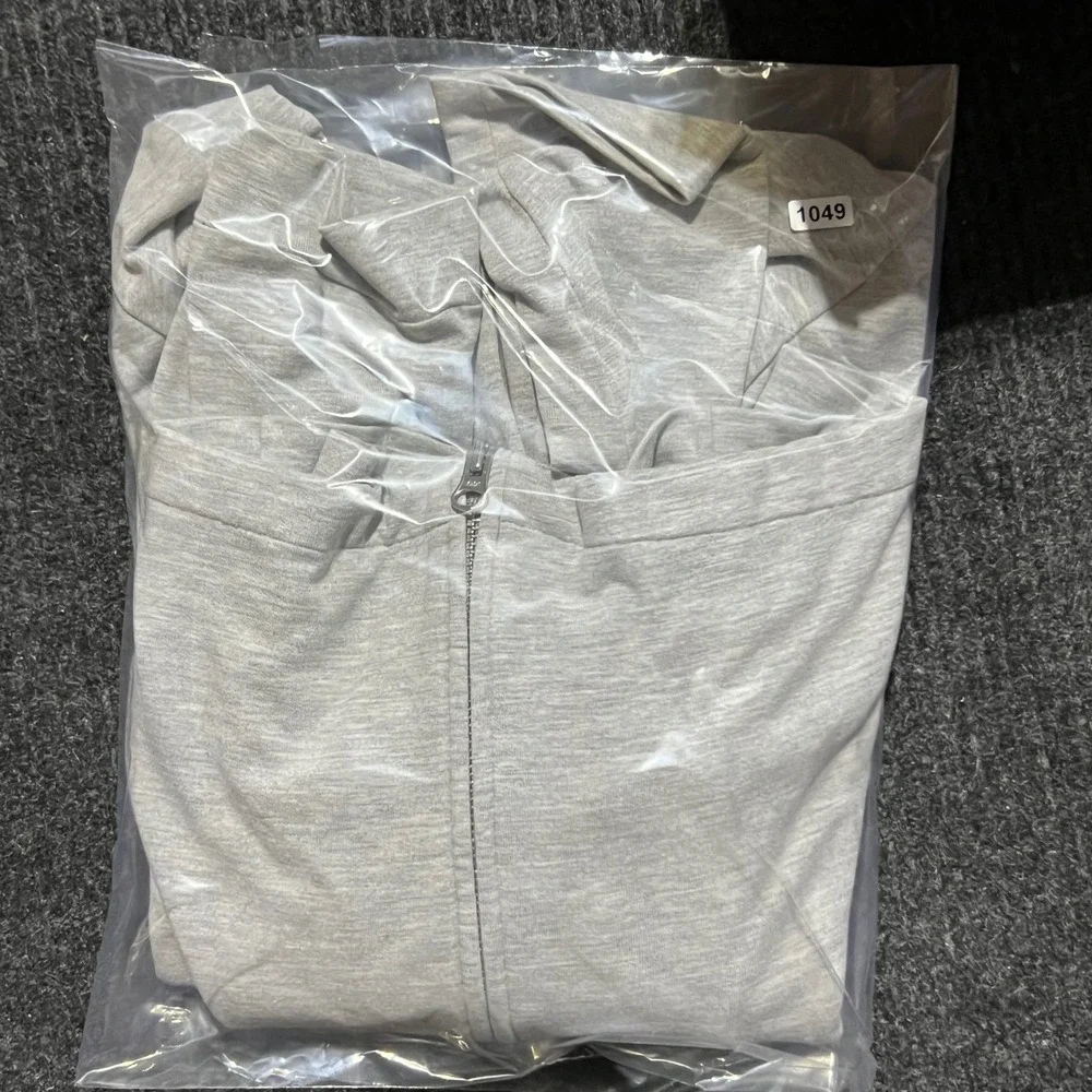 Vintage Nike Full Zip Hoodie Kids Size L 12-14 Grey Swoosh Logo‎ Athletic Y2K